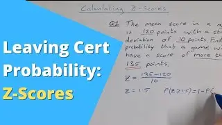 How to calculate z-scores and Probability | Standard Score