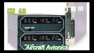 bendixking kn63 aircraft avionics dme receiver distance measuring equipment, p/n 066-1070-01