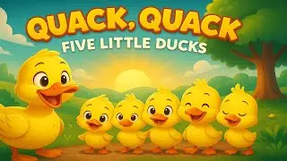 Five Little Ducks | Puddle Splash Counting Fun &ndash; Kids Sing-Along Song