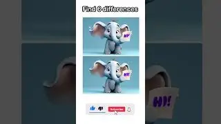 Find 6 differences! Reply &ldquo;got it&rdquo; once you find all 6 #puzzle #comics #shorts #difference #funny