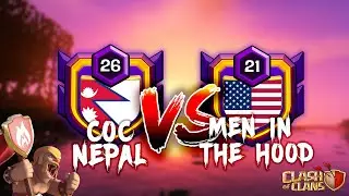 (Vertical)Clash of Clans Clan War LIVE 🔴| COC 🇳🇵 vs Men in The Hood 🇺🇸| 30vs30 |With Chessman Gaming