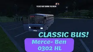 Bus Simulator : Ultimate | Classic Bus Merce-Ben 0302 HL! | iOS / Android Mobile Gameplay