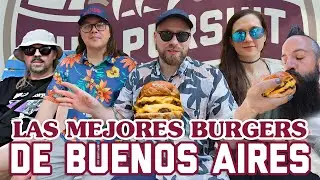 💥 PROBANDO LAS  MEJORES BURGERS DE BUENOS AIRES CON @BurgerdudesYT - THE PURSUIT💥
