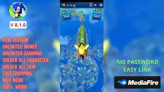 Sonic Dash Mod Menu V8.2.0 Latest 2024 All Character Unlocked, Unlimited Ring & Diamond