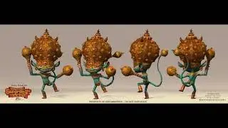 Concept Art for DreamWorks Animation's Canceled 'Bollywood Superstar Monkey'