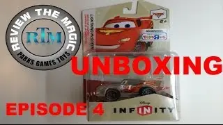 Unboxing Disney Infinity figure Episode 4 RARE Toys R Us Crystal Lightning McQueen 1080 HD