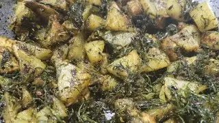 आलू सोया साग की सब्जी|potato soya(dill leaves)ki tasty sabji|