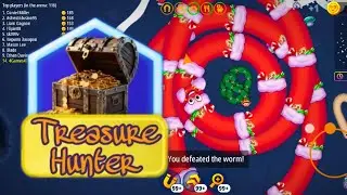 🎄❄️ Worms Zone.io New Year 2026 💰 Treasure Hunter (8) 💰 🎄❄️ by 4Games_#1160