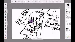 Mia's lore (mia is the decora girl I drew sort of recently) 