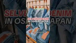 RAW DENIM IN OSAKA #mensfashion #menswear #fashion #style #rawdenim #denim #selvedgedenim #jeans