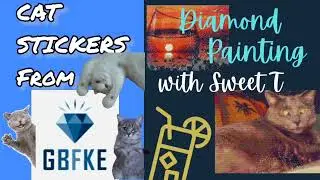 Cat stickers from #GBFKE 1/06/26 #diamondpainting #budgetfriendly #stickers #crafts #cats 