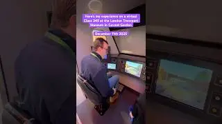 My experience on virtual Class 345 at London Transport Museum in Covent Garden on December 11th 2025