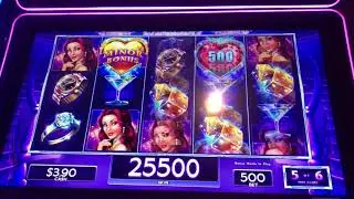Big win!!!  Lock it link diamond free games @ max bet