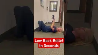 Low back pain relief in SECONDS! #shorts