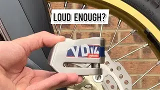 Setting off the Cranns VD14 Alarm Disc Lock