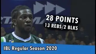 Savon Goodman 28Pts/13Reb/2Blk vs. Satria Muda | January 17, 2020