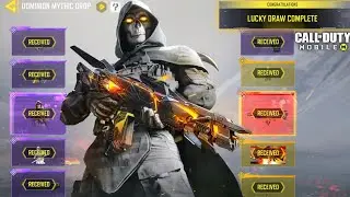 DOMINON MYTHIC DROP! MYTHIC M13 MORNINGSTAR + GHOST ARZAEL | FULL LUCKY DRAW COMPLETE | COD MOBILE!