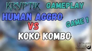 Kryptik TCG Gameplay - Humans vs Koko Kombo - Game 1