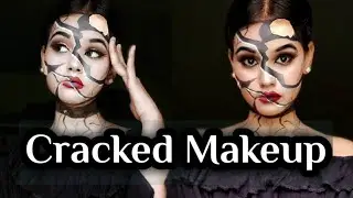 Cracked makeup tutorial || Cracked face makeup look||Halloween makeup tutorial ||#Halloween_makeup