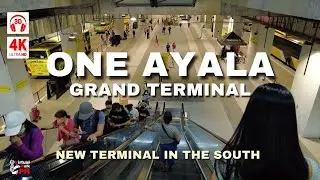 World Class Terminal in One Ayala Mall Full Walking Tour | Makati Philippines | 4K + Binaural Beats