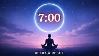 7 Minutes Relaxing Music Timer ⏳ | Focus, Study, Meditation & Deep Work