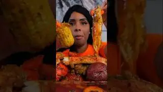 Wow! Seafood Boil Drenched In Sauce! #shorts