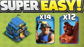 BEST TH12 Queen Charge Hybrid  Attack Guide | Easy 3 Star Strategy | Clash Of Clans |