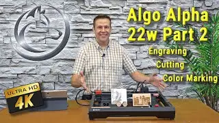 High-Precision Engraving and Cutting--AlgoLaser Alpha 22W discovering