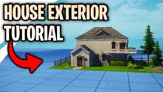 How to make HOUSE EXTERIORS in Fortnite Creative!