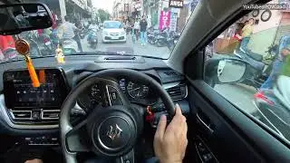 POV: Baleno Alpha Driving Review in Heavy Traffic | Drive in Market | POVGaadi - 4K