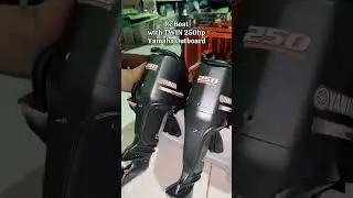 Rc Boat With Twin 250hp Yamaha Outboard #rcboat #remotecontrol #speedboat #boat #diyproject