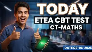 ETEA CT CBT Test 29 June 2025 | Full Solved Paper & Answer Key | Today&rsquo;s CT Maths-01 Full Solution