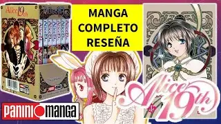 Alice 19th MANGA RESE&Ntilde;A colecci&oacute;n completa Panini Yuu Watase Arisu Naintīnsu ありす19th