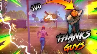FREE FIRE 100 SUBSCRIBERS SPECIAL MONTAGE|| CRUDE TG|| GARENA FREE FIRE❤️
