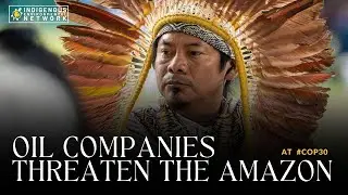 Indigenous Leader DENOUNCES Oil Investors Killing The Amazon #cop30