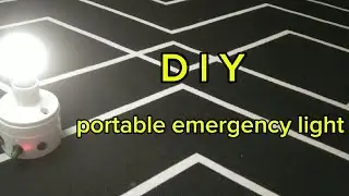 DIY portable emergency light 