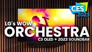 LG SC9 2023 Soundbar Together With C3 OLED = WOW Orchestra | CES 2023