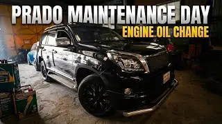Toyota Prado Engine Oil Change | A Day At the Garage | Maintenance | Auto Xpress | Car Vlog
