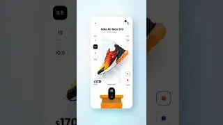 Shoes App UI Design - Figma App UX/UI Design #shorts
