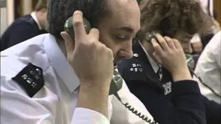 Police Call Centre in Action | Thames News Archive Footage