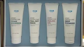 МАСТЕР КЛАСС  С  НАБОРОМ ATOMY EVENING CARE 4 SET.ВЕЧЕРНИЙ  УХОДА ЗА КОЖЕЙ ЛИЦА . 🇰🇷