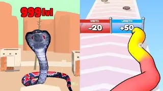 Snake Evolution Run vs Gommy Worm | Giant Snake Transformation Battle!