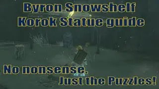 Byron Snowshelf Korok seed Statue guide | Zelda TOTK