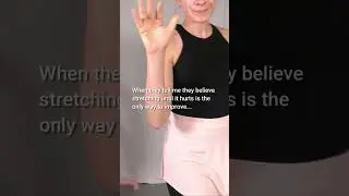 Ballet stretching until it hurts no thank you