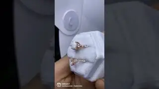 Oval Cut White Opal Ring Set.