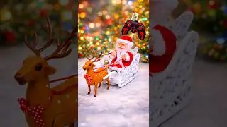 RC Santa Sleigh & Reindeer Remote Control Toy Gift! 🎅🦌