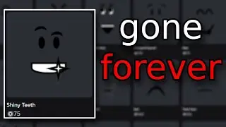 Roblox Is Removing Faces..