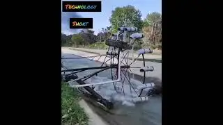 Waterwheel Machine//water putting machine #science #technology #waterwheel #trending #viral #shorts
