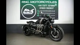 2019 Triumph Rocket 3 TFC Edition w/ Arrow Exhaust System walk around video - RNC Motorcycles stock