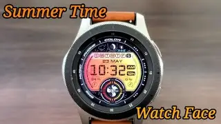 Top Galaxy Watch/Gear S3 Digital Fitness Watch Face